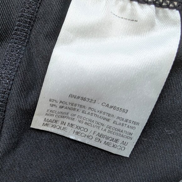 EUC Nike Pro Combat Dri-Fit Compression Crop Leggings Women's Large Black capri - Picture 7 of 11